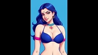 I find my little Indian stepsister’s sex toy and show her my cock which is better