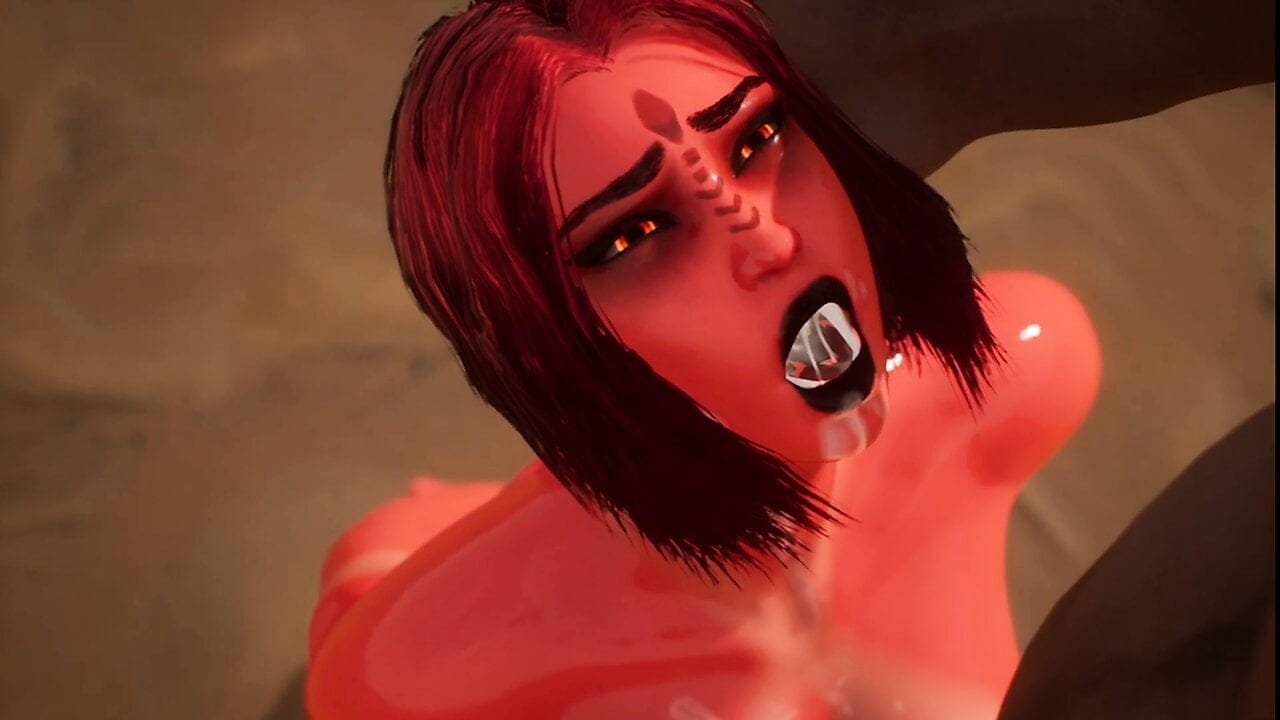 Succubus Gets Mouth Used – 3D Animation