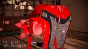 Five Nights at Freddy's Inspired – Foxy titjob and sex – Hentai