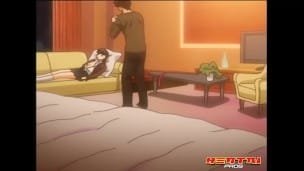 Hentai Pros – Mayu Sucks Sakamoto's Cock While Kunio Takes Pictures & Then Fucks Her From Behind