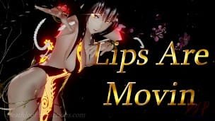 MMD R18 4k UHD Kangxi Kawaii Strike – Lips Are Movin