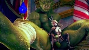 Harvest festival – Huge monster fuck the cute bunny girls.