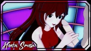 Girlfriend deep throating cock and swallowing cum on stage – Friday Night Funkin Hentai