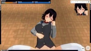 3D HENTAI POV schoolgirl rides your dick
