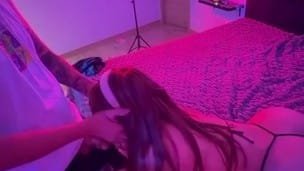 Beautiful otaku stuck on my cock